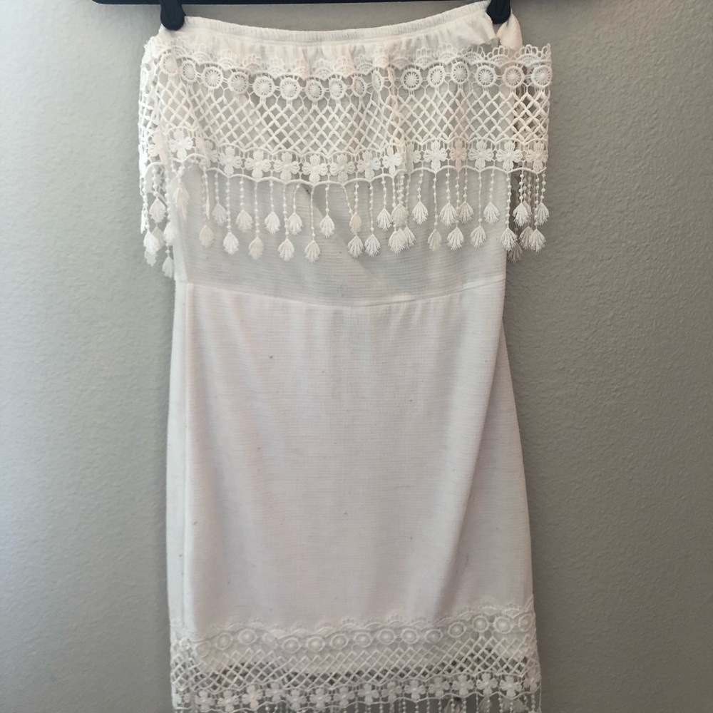Strapless dress